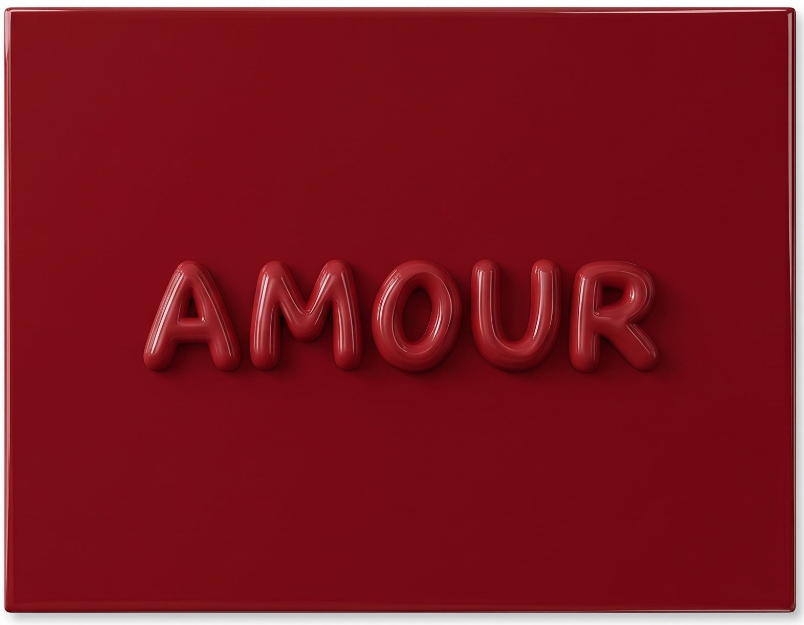 AMOUR Red 100x70 cm