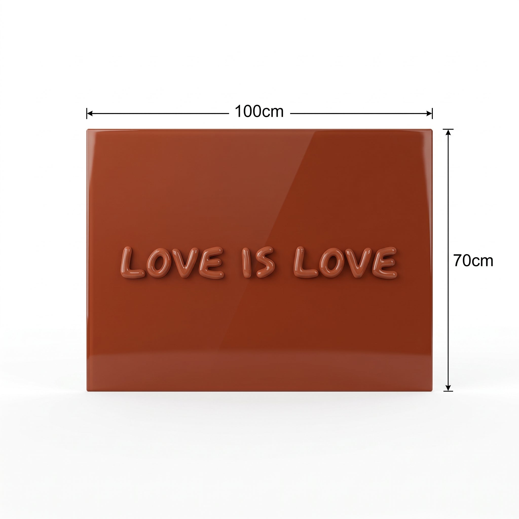 LOVE IS LOVE 100x70 cm
