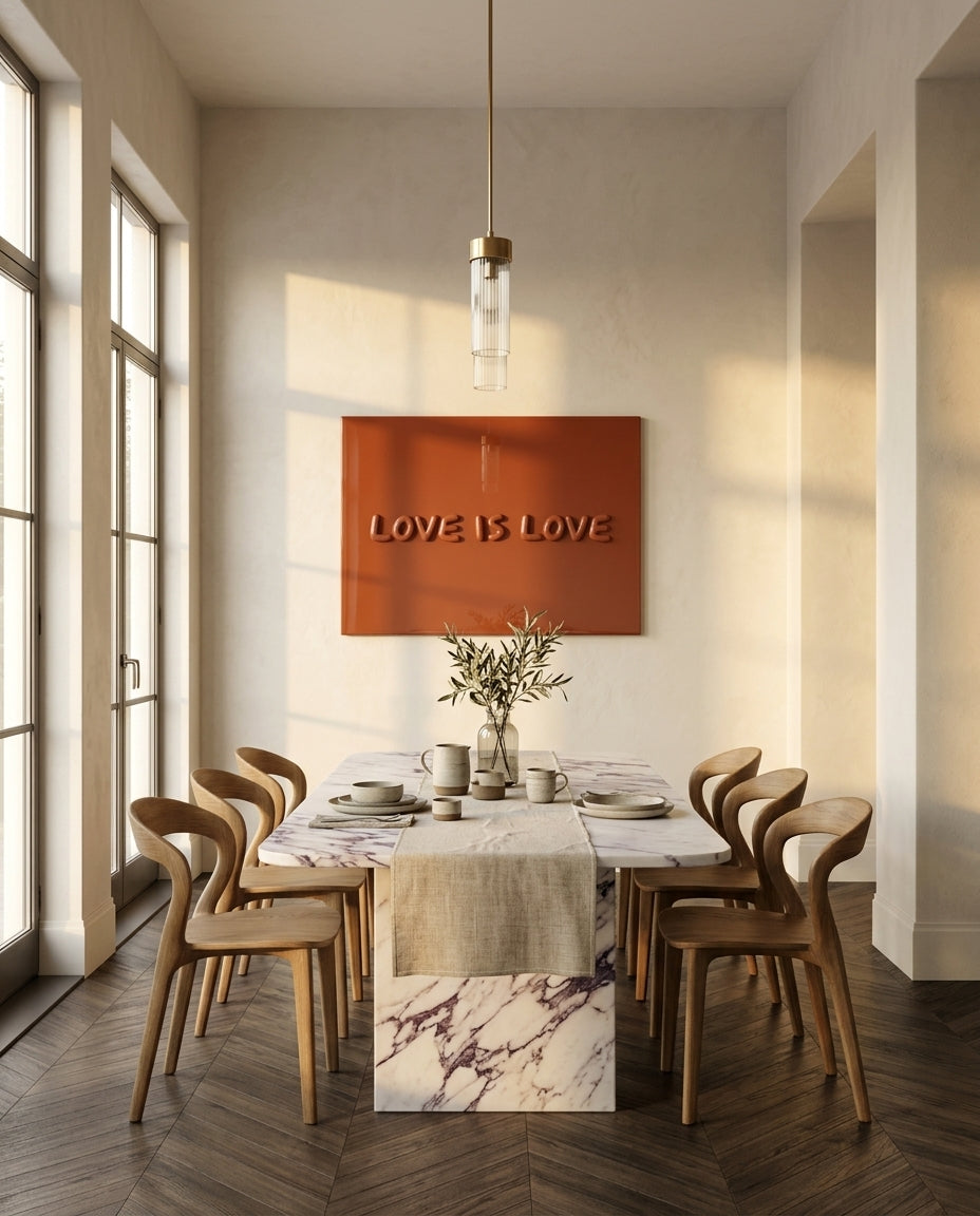 MEAUV Love Is Love Monolith Dining Room