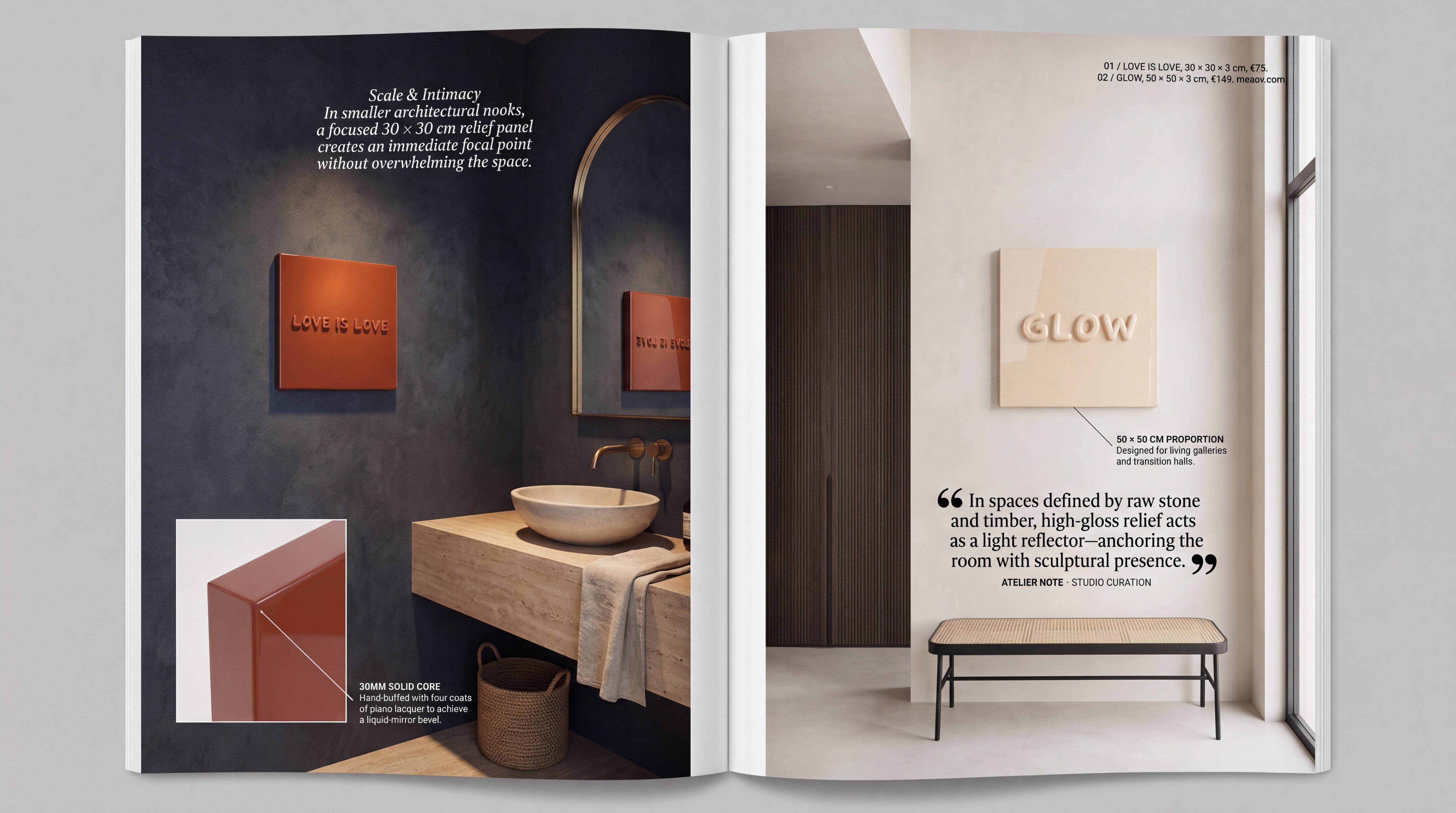 MEAUV Open Editorial Spread